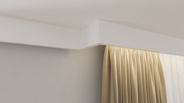 Maskownica karnisza LED DLM1 DECOREM z polistyrenu listwa prosta L 2m