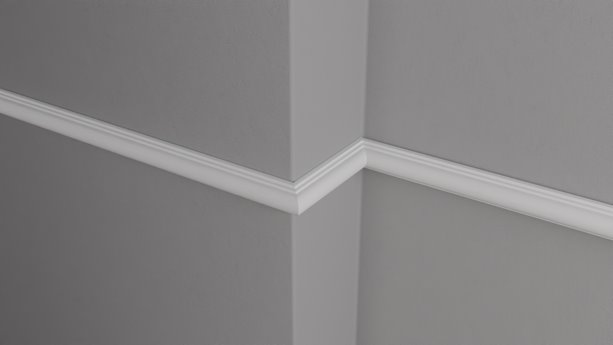 Listwa ścienna DLS21 DECOREM sztukateria z polistyrenu glamour 2m