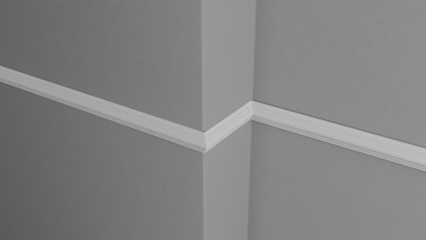 Listwa ścienna DLS22 DECOREM sztukateria z polistyrenu modern light 2m