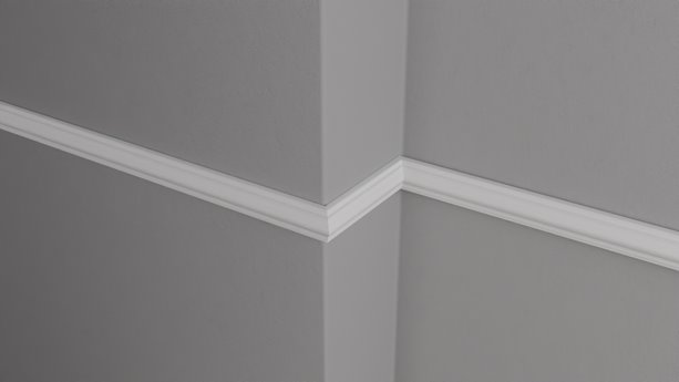 Listwa ścienna DLS23 DECOREM sztukateria z polistyrenu glamour 2m