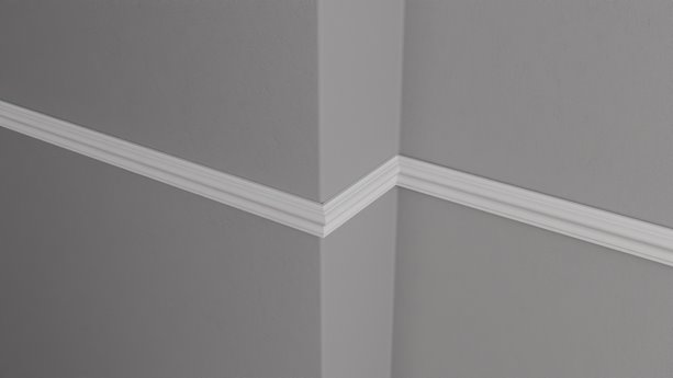 Listwa ścienna DLS25 DECOREM sztukateria na ramki modern 2m